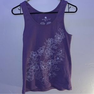 greensource medium purple tank top